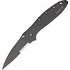 Kershaw 1660CKTST Leek Assisted Opening Framelock Folding Pocket Knife With Black Tungsten Stainless Handles -Kershaw 104095 104122