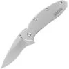 Kershaw 1620FL Scallion Assisted Opening Framelock Matte Finish Knife With Matte Finish 420 Stainless Handle -Kershaw 112164 112194