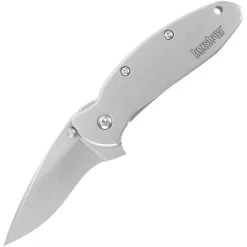 Kershaw 1620FL Scallion Assisted Opening Framelock Matte Finish Knife With Matte Finish 420 Stainless Handle