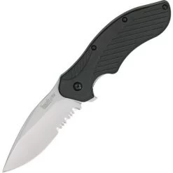 Kershaw 1605ST Clash Assisted Opening Matte Finish Blade Knife With Textured Black Injection Molded Handle