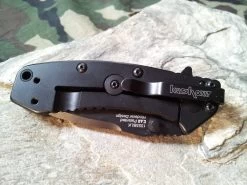 Kershaw Cryo Hinderer Black Speed Assisted Open Folding Knife 1555BLK -Kershaw 1555blk3