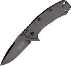 Kershaw Cryo Hinderer Black Speed Assisted Open Folding Knife 1555BLK
