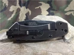 Kershaw Cryo Blackwash Framelock G10 Assisted A/O Flipper Folding Knife 1555G10BW -Kershaw 1555g10bw4