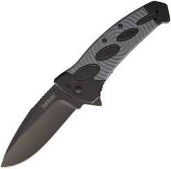 Kershaw Identity Framelock A/O Blade Gray & Black Handle Folding Knife EDC 1995
