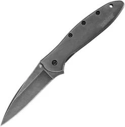 Kershaw Leek Blackwash Framelock A/O Drop Pt Blade Folding Knife EDC 1660BWWM -Kershaw 1 7cc7310c 4dbd 408e a5f0 55c30ac38af0