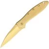 Kershaw 1660G Leek Assisted Opening 24K Gold Plated