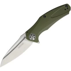 Kershaw 7007OL Natrix Assisted Opening Framelock Knife With Green G10 Handle