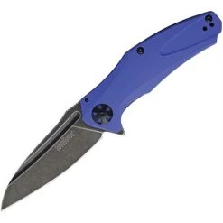 Kershaw 7007BLUBW Natrix Framelock Assisted Opening Knife With Blue G10 Handle