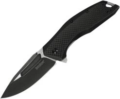 Kershaw Flourish Linerlock A/O Drop Pt Blade Black G10 Folding Knife - 3935 -Kershaw 3935