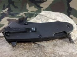 Kershaw Funxion EMT Linerlock A/O Black Belt Cutter Folding Knife 8100 -Kershaw 8100c