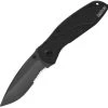 Kershaw Tactical Blur Linerlock A/O Serrated Blade Folding Knife EDC 1670GBBLKST -Kershaw KS1670GBBLKST