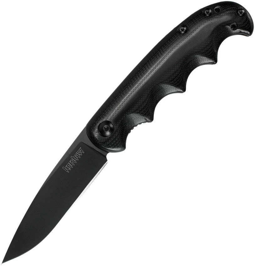 Kershaw AM-5 Framelock Spear Pt A/O Blade Polish Black Handle Folding Knife 2340 3 Kershaw AM-5 Framelock Spear Pt A/O Blade Polish Black Handle Folding Knife 2340