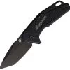 Kershaw Snap-On Gasket Linerlock A/O Black Aluminum Folding N690 Knife SO86BLK -Kershaw KSSO86BLK