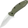 Kershaw Scallion Framelock A/O Factory Second OD Green Folding Pocket Knife X1620OLB -Kershaw KSX1620OLB