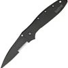 Kershaw Leek Framelock A/O Factory Second Black Folding Pocket Knife X1660CKTSTB 2 Kershaw Leek Framelock A/O Factory Second Black Folding Pocket Knife X1660CKTSTB -Kershaw KSX1660CKTSTB