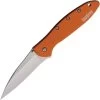 Kershaw Leek Linerlock A/O Factory Second Orange Folding Pocket Knife X1660ORB -Kershaw KSX1660ORB