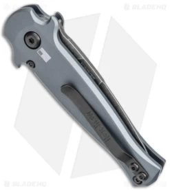 Kershaw Launch 12 Mini Stiletto Automatic Knife Gray/CF (2.5" Black Stonewash) -Kershaw Kershaw 12 Launch 12 Mini Stiletto Auto Gray CF Black SW BHQ 147367 jr side