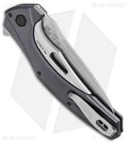 Kershaw Bareknuckle Sub Frame Lock Knife Gray Al (3.5" Stonewash) 7777 8 Kershaw Bareknuckle Sub Frame Lock Knife Gray Al (3.5" Stonewash) 7777 -Kershaw Kershaw Bareknuckle Sub FL Gray Aluminum SW 7777 BHQ 80586 jr side 2