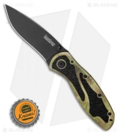 Kershaw Blur Assisted Opening Knife Camo (3.375" Black) 1670CAMO -Kershaw Kershaw Blur Assisted Opening Knife Camo 3.375 Black1670CAMO BHQ 37587 LS Bottlecap