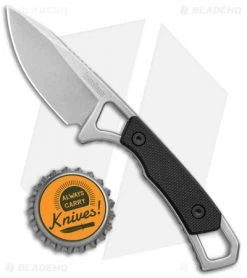 Kershaw Brace Neck Knife Fixed Blade (2" Stonewash) 2085 -Kershaw Kershaw Brace Neck Knife Fixed Blade SW 2085 BHQ 120531 jr bottlecap