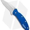Kershaw Chive Assisted Opening Knife Navy Blue (1.94" Stonewash) 1600NBSW -Kershaw Kershaw Chive Assisted Opening Navy Blue SW 1600NBSW BHQ 97431 jr 2