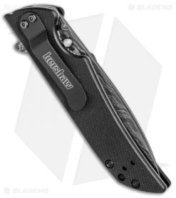 Kershaw Damascus Skyline Liner Lock Knife (3.125") 1760DAM -Kershaw Kershaw Damascus Skyline LL 1760DAM BHQ 3378 jr side