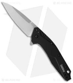 Kershaw Dividend Assisted Opening Knife Black (3" Stonewash 20CV) 1812BLK
