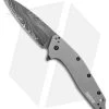 Kershaw Dividend Assisted Opening Knife Gray Aluminum (3" Damascus) 1812GRYDAM -Kershaw Kershaw Dividend Gray Damascus BHQ 74790 er
