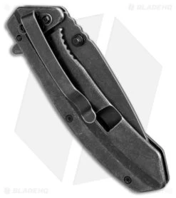 Kershaw Filter Frame Lock Knife Black (3.25" BlackWash) -Kershaw Kershaw Filter FL SS BlackWash BHQ 27380 jr side