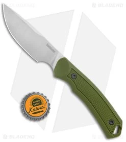 Kershaw Deschutes Skinner Fixed Blade Knife Green (3.9" Stonewash) 1883 -Kershaw Kershaw Fixed Blade Green SW 1883 jr bottlecap
