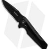 Kershaw Flythrough Frame Lock Knife (3" Black) 1988 -Kershaw Kershaw Flythrough Black BHQ 80578 er