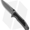 Kershaw Fringe A/O Frame Lock Knife Gray SS/Carbon Fiber (3" Gray) 8310 -Kershaw Kershaw Fringe AO Gray SS Carbon Fiber Gray BHQ 80593 er