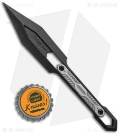 Kershaw Inverse Fixed Blade Polymer Knife (2.6" Black) -Kershaw Kershaw Inverse Fixed Blade Polymer Knife Black 1397 BHQ 120837 jr bottlecap