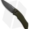 Kershaw Launch 1 Automatic Knife Olive Green Aluminum (3.4" BlackWash) 7100OLBW
