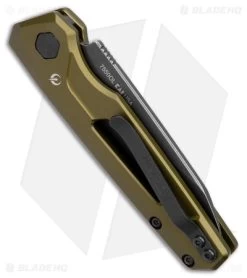 Kershaw Launch 11 Automatic Knife OD Green Aluminum (2.75" Blackwash) 7550OL -Kershaw Kershaw Launch 11 Auto OD Green Aluminum Blackwash BHQ 178231 jr side