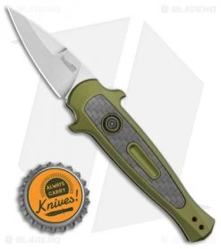 Kershaw Launch 12CA Legal Stiletto Automatic Knife OD Green (1.9" SW) -Kershaw Kershaw Launch 12 CA Legal Stiletto Automatic Knife OD Green 1.9 SW BHQ 117837 LS Bottlecap