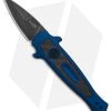 Kershaw Launch 12 CA Legal Mini Stiletto Automatic Knife Blue/CF (1.9" Black SW) -Kershaw Kershaw Launch 12 CA Legal mini Stiletto Automatic Knife Blue CF 1in Black SW BHQ 145126 td