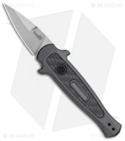 Kershaw Launch 12 CA Legal Stiletto Automatic Knife Black (1.9" Stonewash)