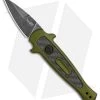 Kershaw Launch 12 CA Legal Stiletto Automatic Knife OD Green (1.9" Black SW) -Kershaw Kershaw Launch 12 Call Legal Stiletto Auto OD Green KER7130OLBW BHQ 114625 jr