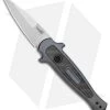 Kershaw Launch 12 Mini Stiletto Automatic Knife Gray/CF (2.5" Stonewash) 7125GRY -Kershaw Kershaw Launch 12 Mini Stiletto Auto Gray CF SW KER7125GRY BHQ 114043 jr
