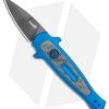 Kershaw Launch 12 CA Legal Mini Stiletto Automatic Knife Blue (1.9" Black) -Kershaw Kershaw Launch 12 Mini Stiletto Automatic Knife Blue 2.5 Black 7130BLUBLK BHQ 117930 LS
