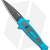 Kershaw Launch 12 Mini Stiletto Automatic Knife Teal (2.5" Black) -Kershaw Kershaw Launch 12 Mini Stiletto Automatic Knife Teal 2.5 Black KER7125TEALBLK BHQ 116323 LS