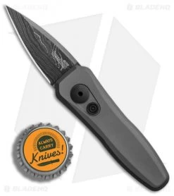 Kershaw Launch 4 CA Legal Automatic Knife Gray (1.9" Damascus) BHQ Exclusive -Kershaw Kershaw Launch 4 CA Legal Auto Gray Damascus BHQ 86760 er bottlecap