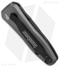 Kershaw Launch 4 CA Legal Automatic Knife Gray (1.9" Damascus) BHQ Exclusive -Kershaw Kershaw Launch 4 CA Legal Auto Gray Damascus BHQ 86760 er side