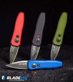 Kershaw Launch 4 CA Legal Automatic Knife Red (1.9" Damascus) -Kershaw Kershaw Launch 4 CA Legal Automatic Knife Blue BHQ91856 kp burnt log round web 1