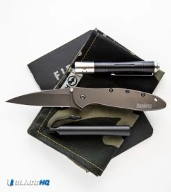 Kershaw Leek Assisted Opening Knife Gray Stainless Steel (3" Gray) 1660GRY -Kershaw Kershaw Leek Assisted Opening Knife Gray Aluminum Gray 1660GRY BHQ 117600 kp pocket web