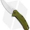 Kershaw Link 20CV Drop Point Knife Olive Al (3.25" Stonewash) 1776OLSW -Kershaw Kershaw Link DP Olive Aluminum SW 1776OLSW BHQ 105987 jr 3