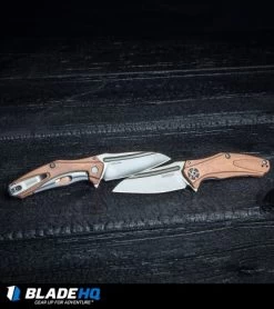 Kershaw Mini Natrix Sub-Frame Lock Knife Copper (2.75" Stonewash) 7006CU -Kershaw Kershaw Natrix Sub Frame Lock Knife Copper Stonewash 7006CU BHQ80567 kp black wood web