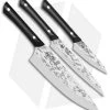 Kershaw Inspire Utility Kitchen Knife Set Black Synthetic (Hammered) -Kershaw Kershaw Professiona 3 Piece Set BHQ 99457 jr