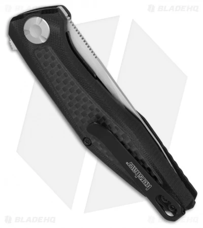 Kershaw Sinkevich Atmos Liner Lock Knife Black G-10/Carbon Fiber (3" Satin) 4037 4 Kershaw Sinkevich Atmos Liner Lock Knife Black G-10/Carbon Fiber (3" Satin) 4037 - Image 2